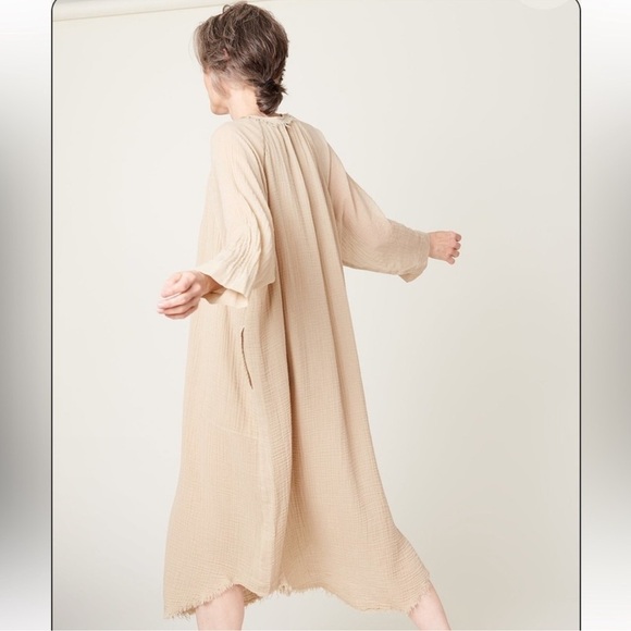 Sz 3/L RAQUEL ALLEGRA Serenity Midi Dress Size: L Raquel Allegra - Picture 5 of 15